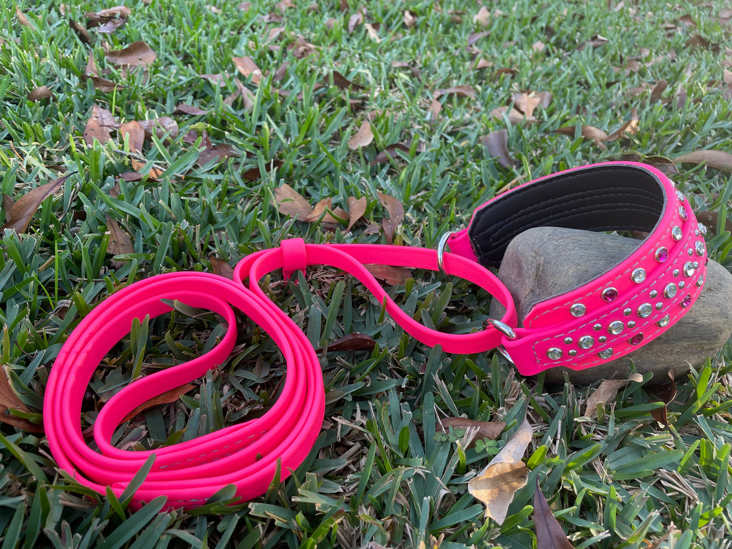 Personalized / Custom Bling 2" MegaBling Martingale Leads